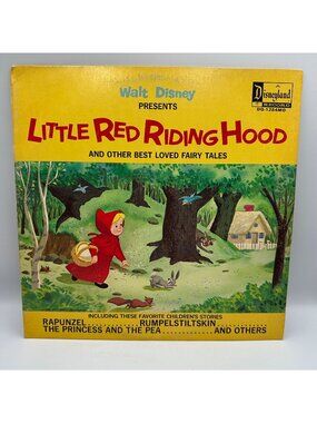 Walt Disney Little Red Riding Hood & Best Loved Fairy Tales LP 33 RPM Disneyland